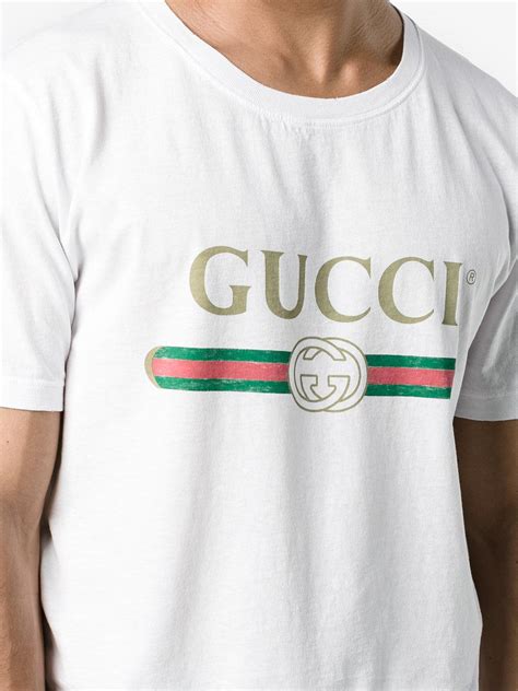 fake gucci shirt big g white|Gucci knockoff shirts.